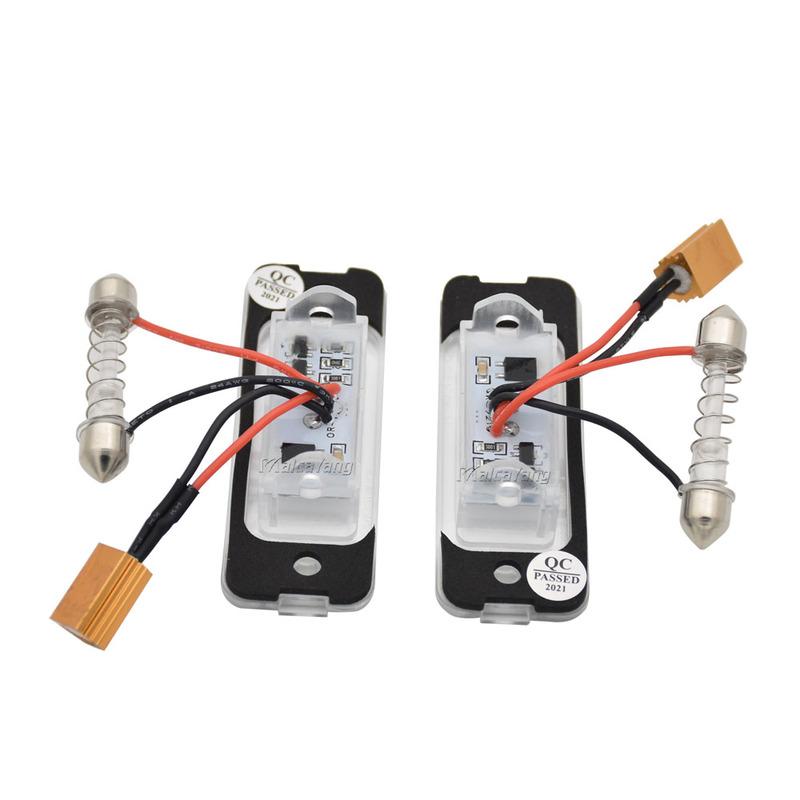 For Mercedes Benz ML-Class W163 W164 GL-Class X164 R-Class W251 GL ML 350 450 500 550 320 ML63 2PCS LED License Plate Light Lamp