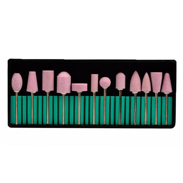 30st rotera diamant nagelborrskärare burr nagelband ren borr för elektrisk maskin manikyr