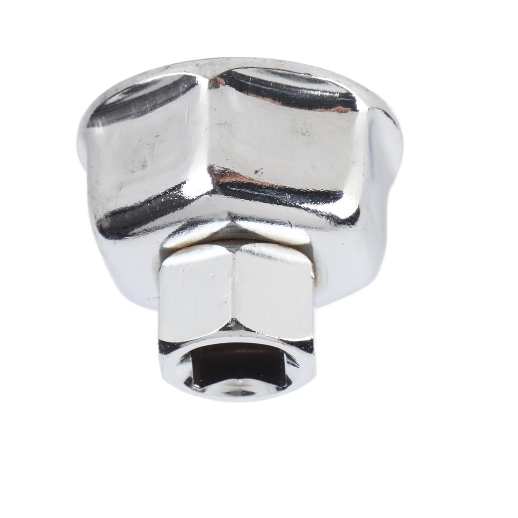 6 Point Socket Cap 36MM Oil Filter Wrench Heavy Duty Steel Universal Removal Tool