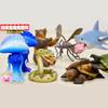 GACHA Ecological Atla FIGURE Encyclopedia of Dangerous Organisms Shark Crocodile Turtle Brown Bear Rattlesnake ACTION Figure Toy