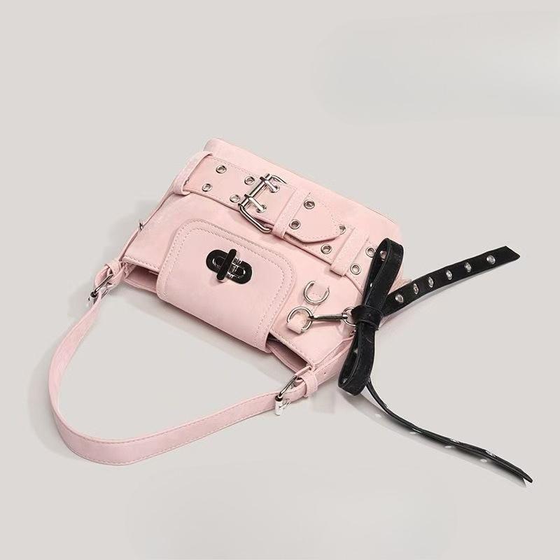 Small-scale Designed Bow-shaped Bag for The Armpit, Single-shoulder Bag, Fashionable Motorcycle Bag, Commuting Handbag