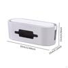 Cable Management Box Power Strips Organizer 32x13x11cm Lightweight Accessory Versatile with Phone