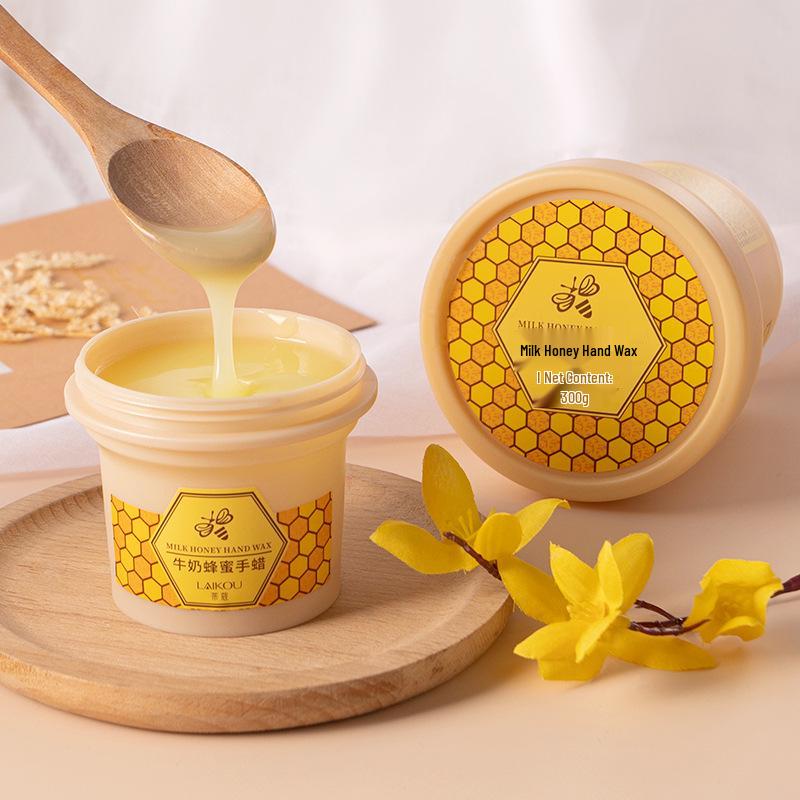 Laikou Milk Honey Hand Peel-Off Mask & Cream for Deep Cleansing Skincare