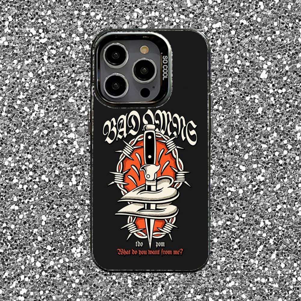 Rock Bad O-Omens Phone Case For iPhone 16,15,14,13,12,11,Pro,XS,Max,Plus,Mini,SE Black Candy Matte Shockproof Cover