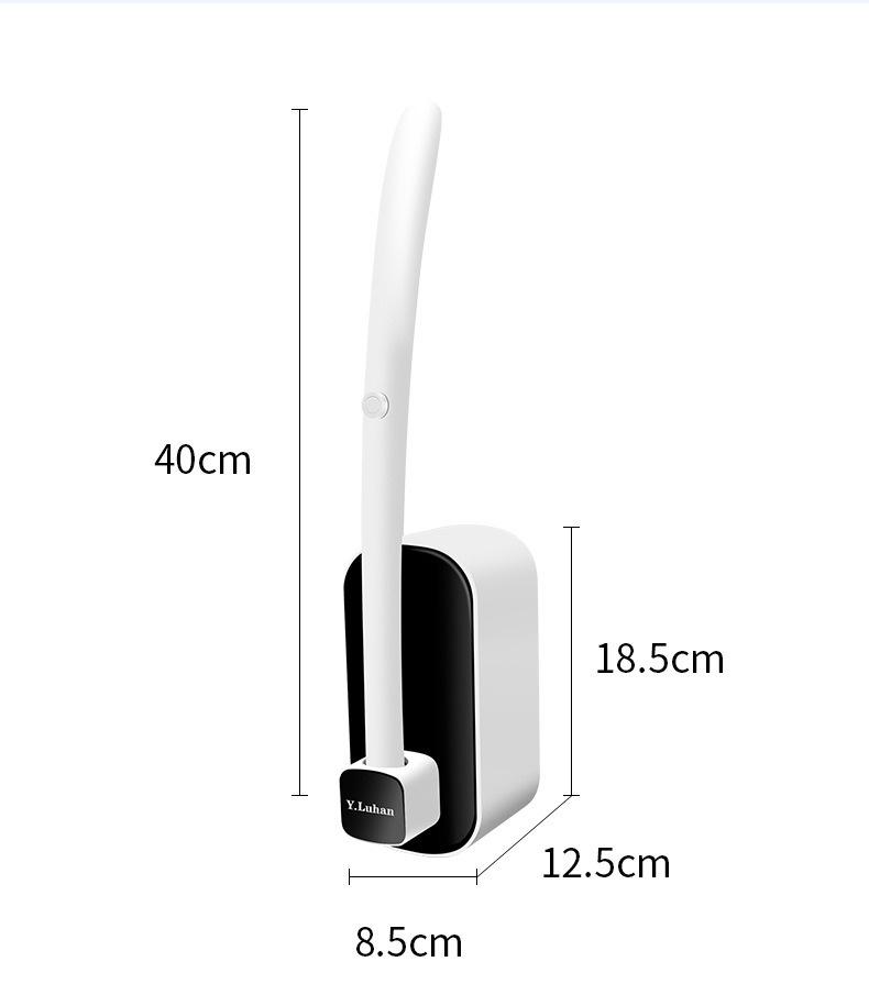 Disposable Toilet Brush with Cleaning Cotton Sheet Disposable Toilet Cleaning Brush Wall Hanging Creative Long Handle  Tool