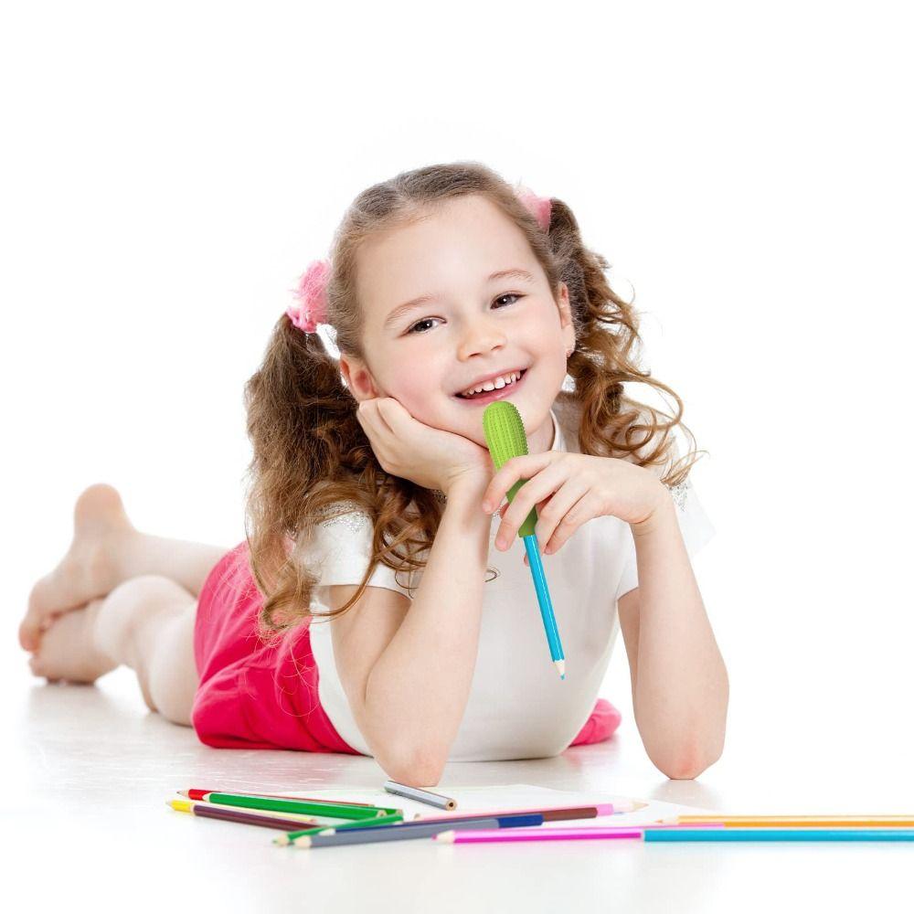 3 Stück Anti-Nägelkauen Sensorische Kaubare Bleistiftaufsätze Silikon Bleistiftgriffe für ADHS Angst Autismus