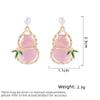 SUYU Women's Light Luxury Design Tassel Gourd Pendant Earrings Fashionable And Versatile Niche Design Earrings Daily Accessories