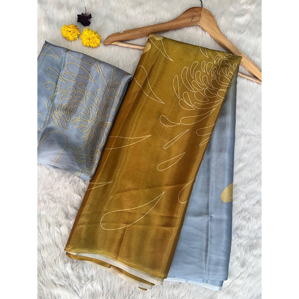 Chinon Silk Saree
