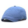 New solid color beret men's and women's fashion forward hat cotton cap summer visor
