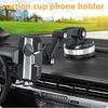 1PC New car mobile phone navigation bracket, suction cup type center console for car glass, truck driving fixed support bracket