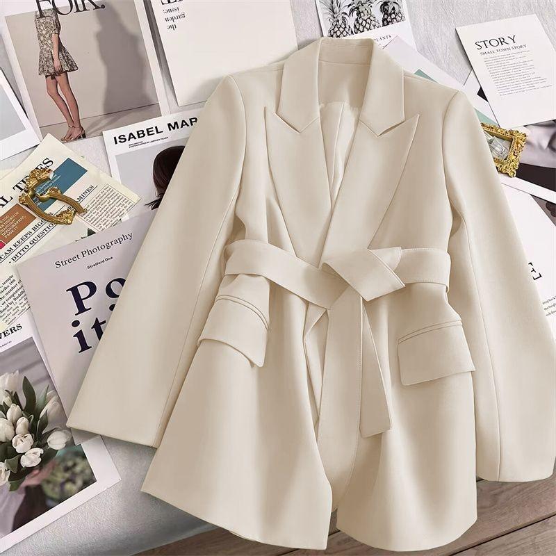 Womens Plus Size Oversized Blazer Jacket Winter Casual Slim Fit