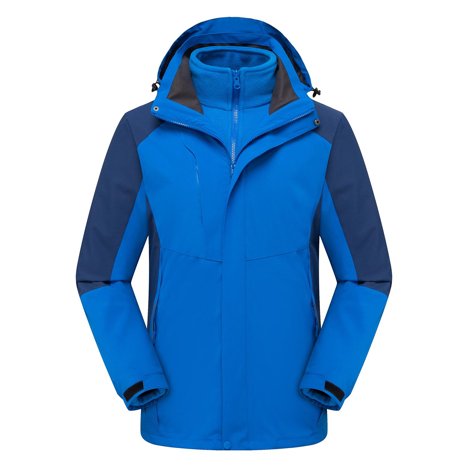 

Unisex Waterproof 3-in-1 Fleece-Lined Jacket with Custom Logo for Autumn/Winter L
