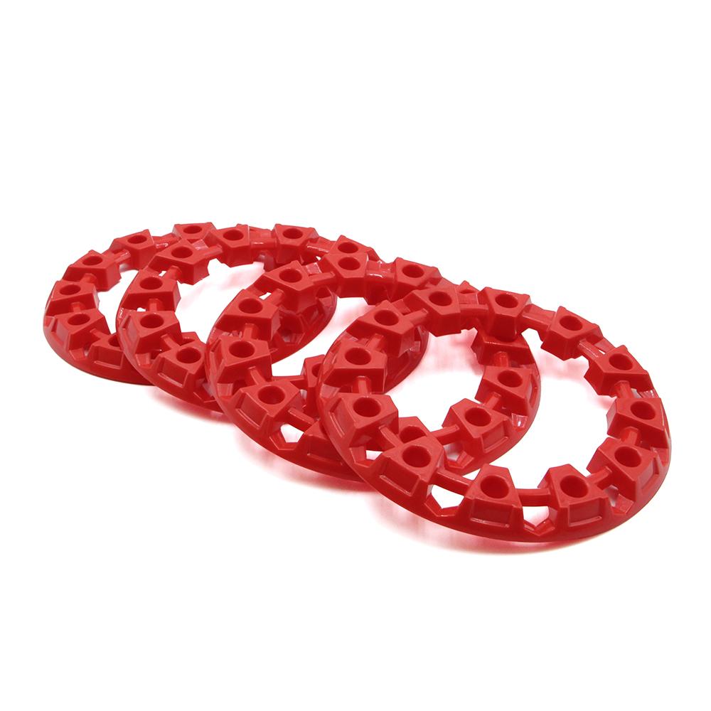 4pcs 8-inch ATV Wheel Trim Hub Protection Decor Rim Cap Universal Vehicle All Terrain Wheel Plastic Cover Fit To 8 Inch Wheels