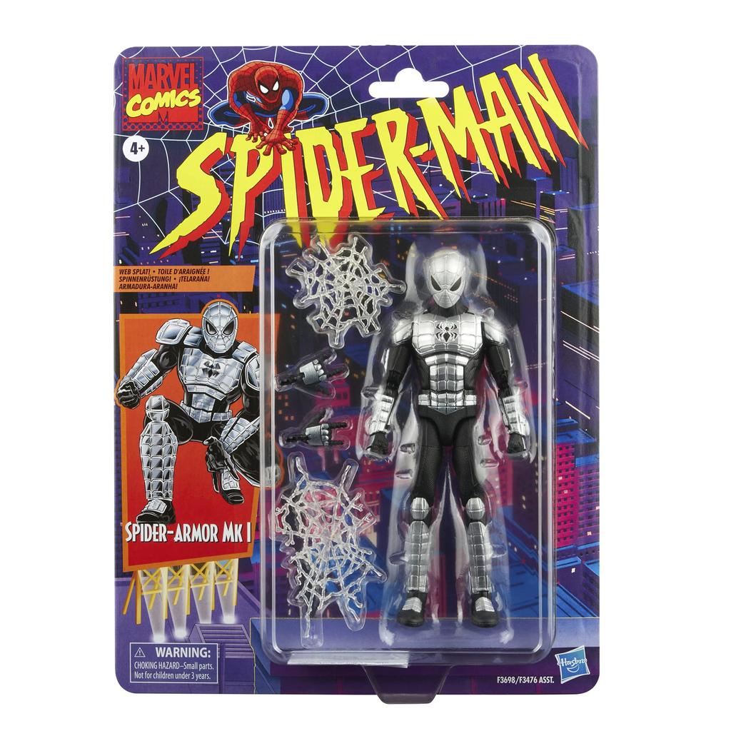 Hasbro Marvel Legends Series MK1 F3698 Figurină de Acțiune Autentică Spider-Armor 6 Inch