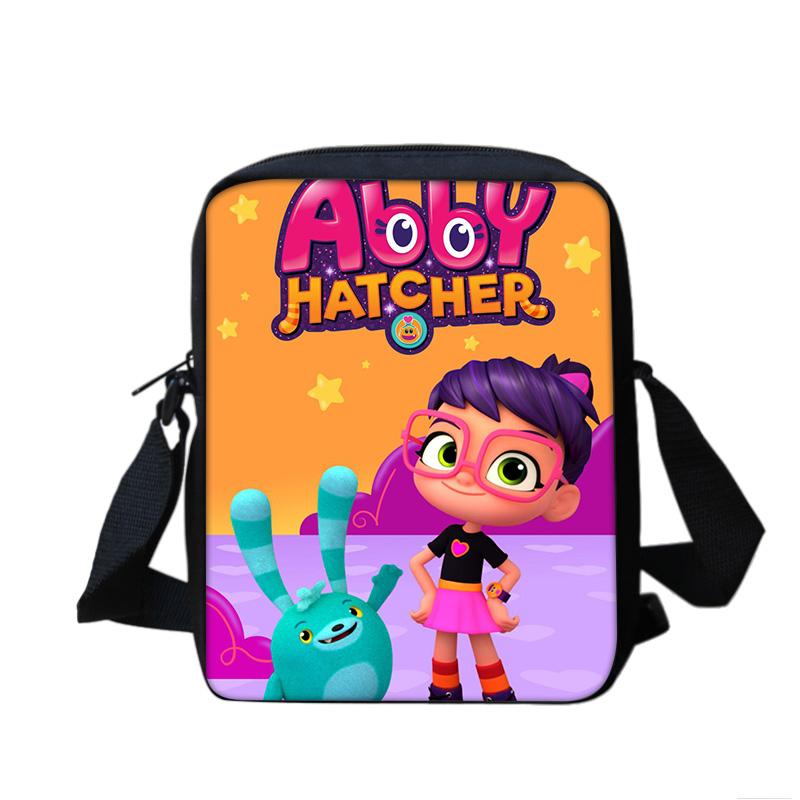 Abby Hatcher shoulder bag new small and large capacity versatile cartoon print student boy or girl best birthday gift for school