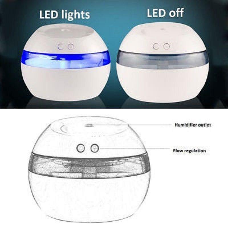 Compact Usb Mini Humidifier Ideal For Home And Office Silent Operation Aromatherapy