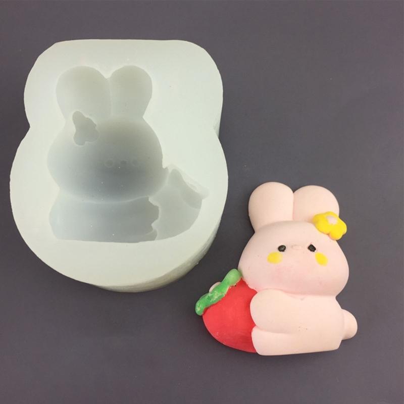 Cartoon Rabbit Silicone Chocolate Mould Cake Decorating Baking Accessories