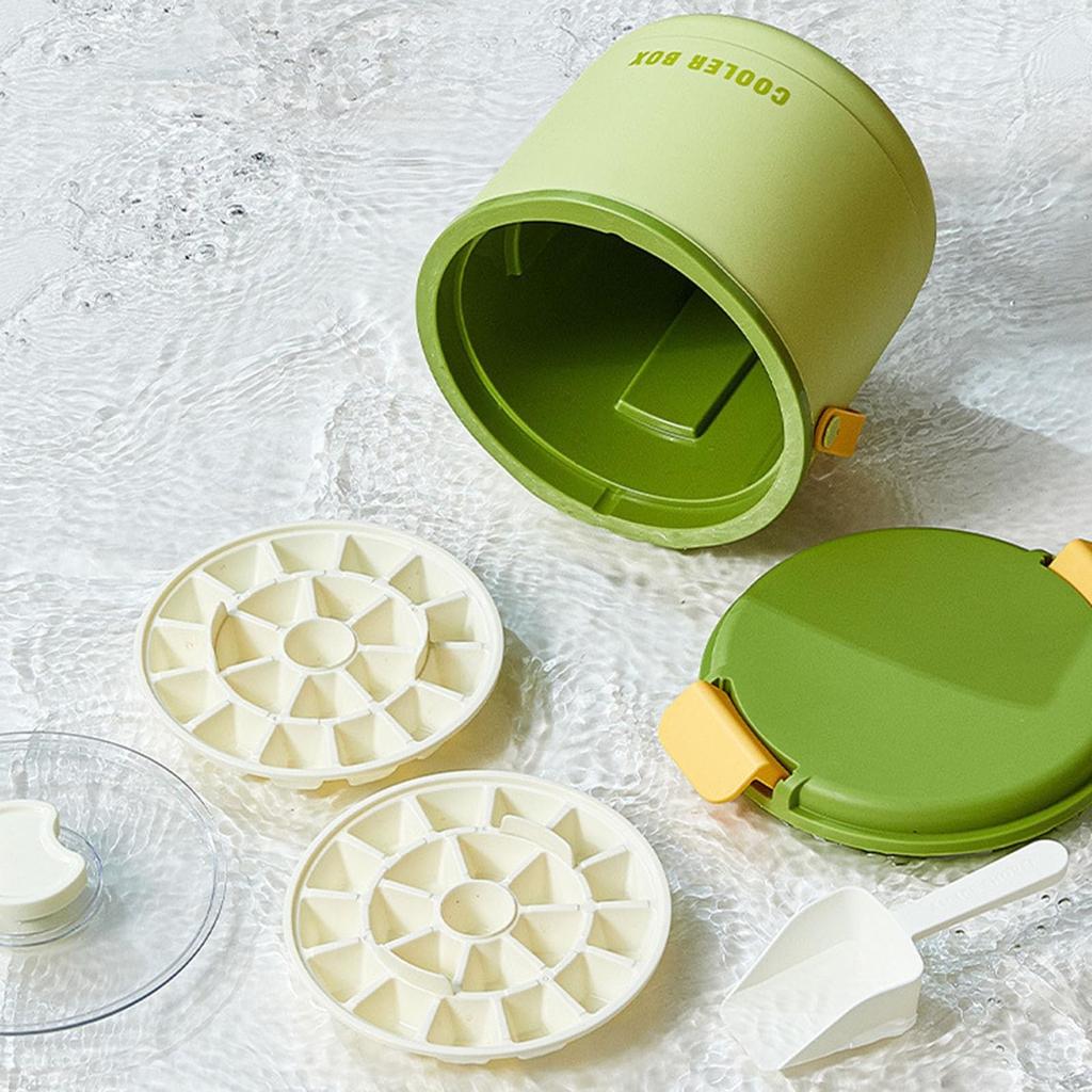 Portable Ice Bucket Household Ice Storage Box Ice Making Mold Outdoor Picnic Camping Insulation Ice Maker Suitable For Cocktail Drinks
