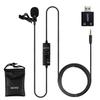 Microphone cravate USB universel Movo pour Compatible avec la télécommande et comme microphone d'ordinateur portable Ordinateurs portables, ordinateurs de bureau, PC/Macs, smartphones,