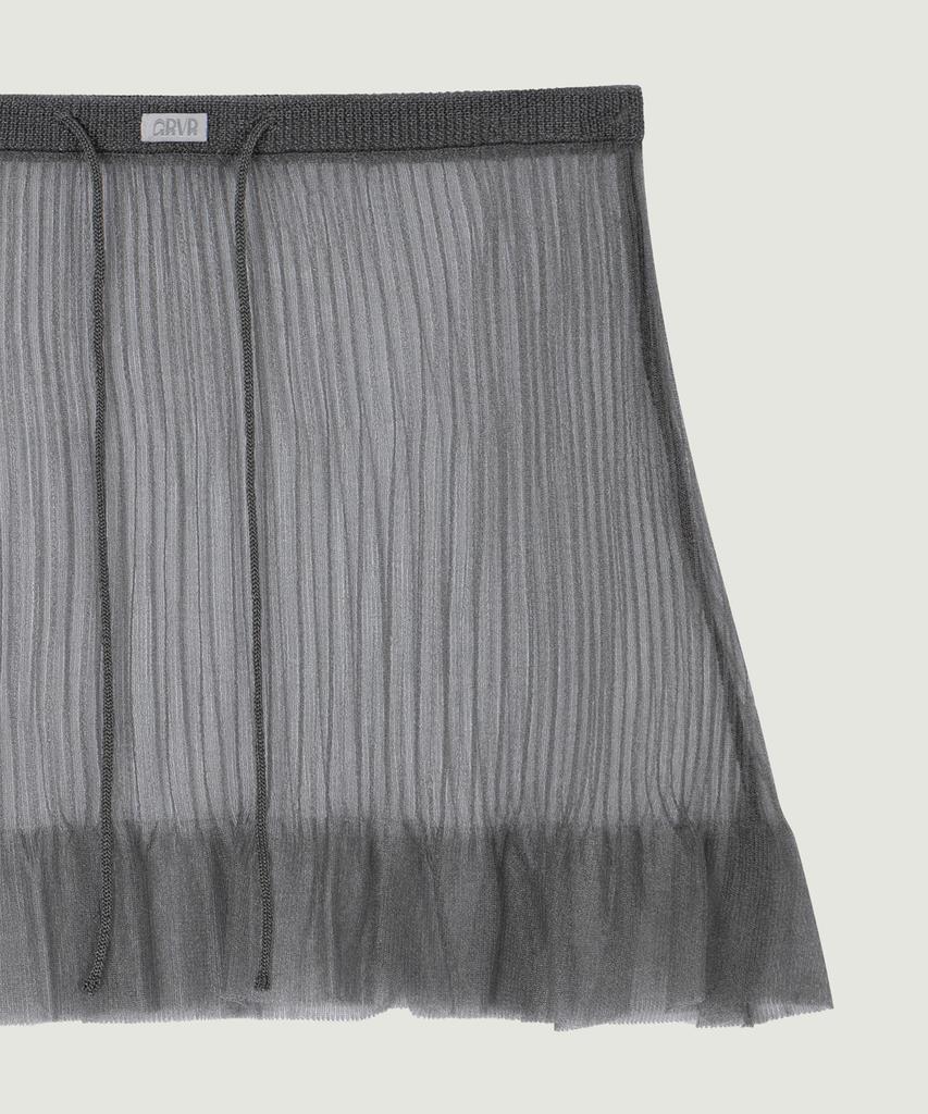 GROVE Dion Sheer Skirt (Grey)