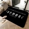 Soft Absorbent Non-Slip Rug Character Moon Floor Mat Home Decor Doormat Bedroom Floor Mat Shower Carpet