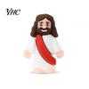 PVC Jesus Figure 12/48Pcs Mini Figurine Savior Model Statue Sculpture Desktop Decoration Easter Ornament Christmas Festival Gift