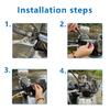 Adjustable Motorcycle Rearview Mirror Camera Mount for 9/8/7/6/5/4 Devices 11mm Hole Camera Mount Accessory