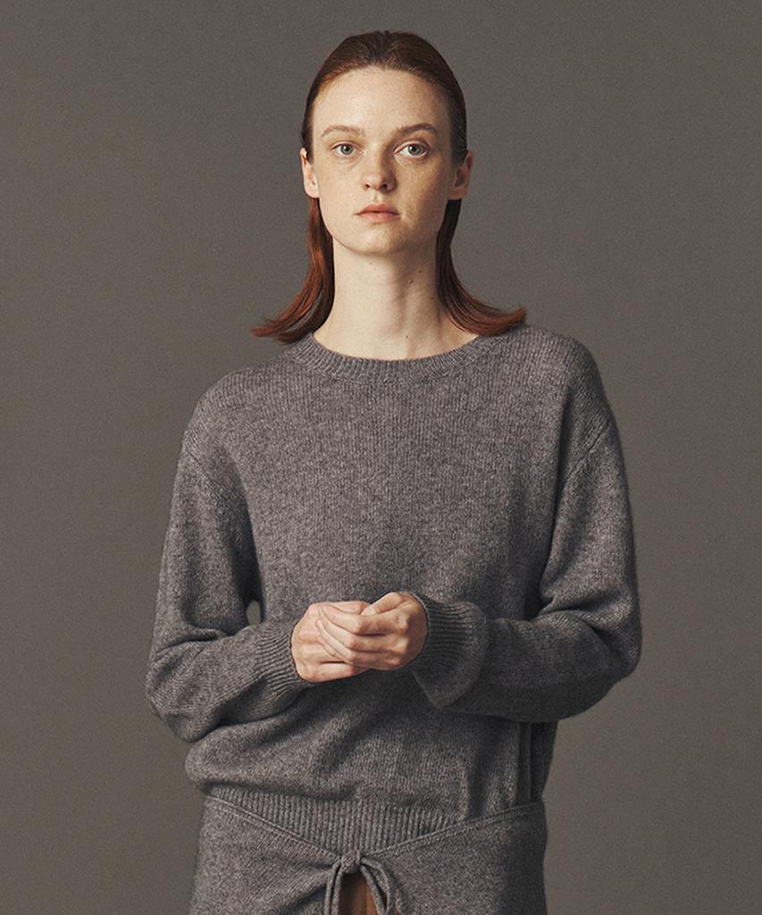 AHWE Wool Blend Pull-Over_Charcoal