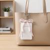 Pearl Short Card Bag PU Leather Bow Card Holder Causal Woman Wallet  Lady