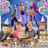 Kpop Demon Hunters Birthday Theme Party Decorations Banner Cake Balloons For Kid A