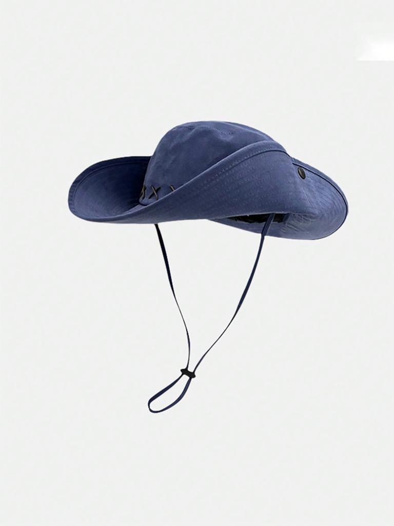Retro Western Cowboy Hat, Suitable For Women, Outdoor Hiking, Travel, Sun Protection, Also For Men Fishing Cap