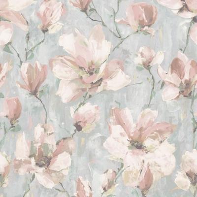 Papel de parede de vinil floral Grandeco Camilla