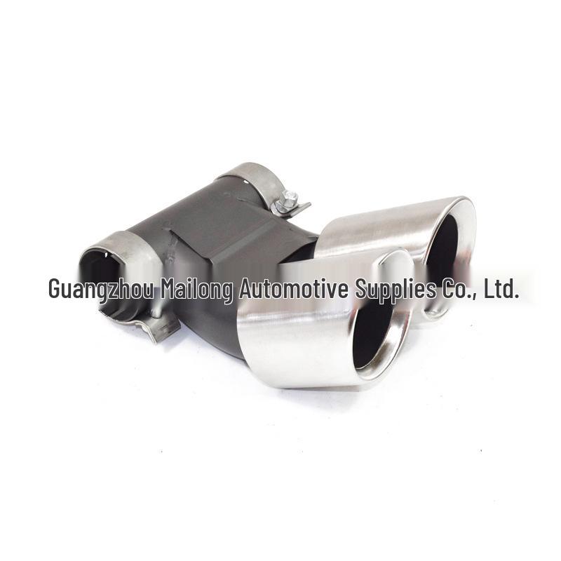 Țeavă de eșapament neagră cu ieșire dublă pentru Porsche 718 Boxster/Cayman 981 GTS Modificare eșapament