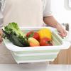 Foldable Cutting Board Compact Multipurpose Bin Foldable Cutting Board Basin for Meat Fruit Vegetables BBQ Picnic Backyard Beach