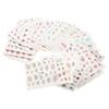 50 Sheets Mixed Flower Butterfly Cartoon Nail Art Water Transfer Sticker Nail DIY Decals (BLE)