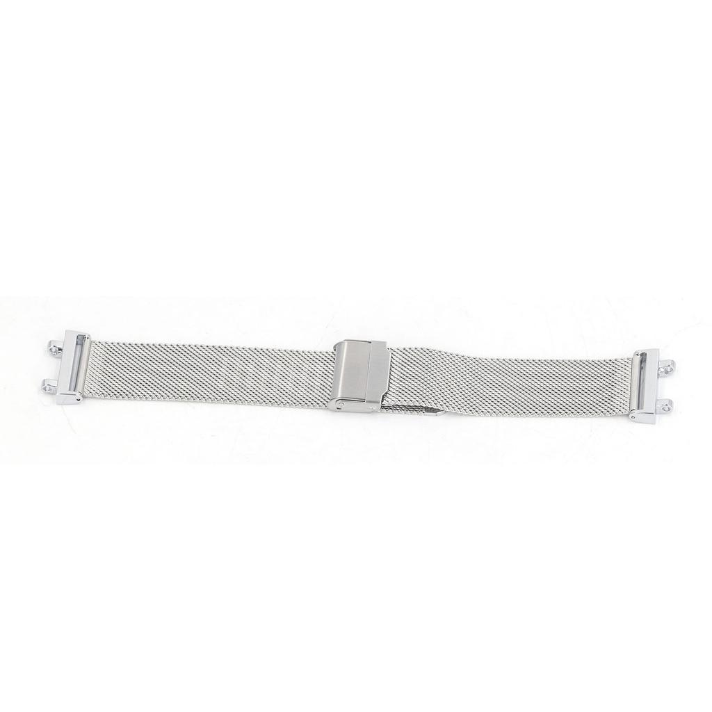 Mesh Watch Band Professional Stylish Simple Polished Adjustable Metal Watch Strap with Buckle for