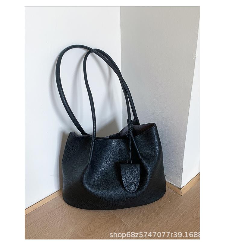 Large-capacity Bag Women's 2025 Summer New Shoulder Messenger Bag Popular This Year, Mother and Child Bucket Bag