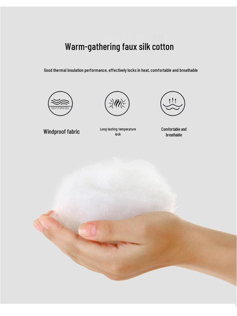 Live Broadcast Outdoor Sports Thick Warm Cotton Padded Jacket for Couples