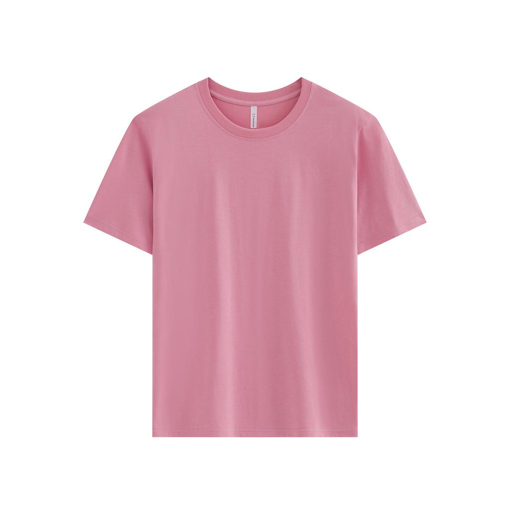 Summer gram ice silk cool cotton t-shirt women's simple casual solid color short-sleeved fashion trend cultural shirt top