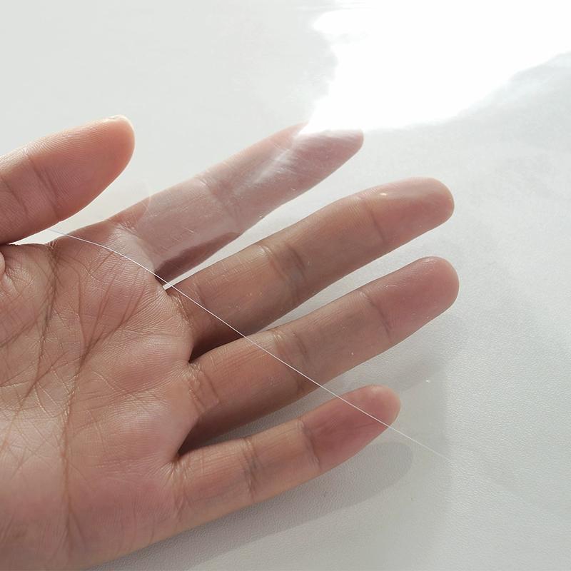 0.23mm Transparent Thin Circular Tablecloth PVC Soft Glass Tables Cover That Can Sag Plastic Film Waterproof Wash Free tea Table Protection Pad  Mat