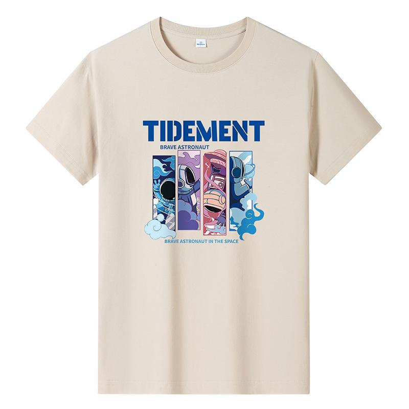 Мужская повседневная футболка из чистого хлопка Big Yards — фото 6