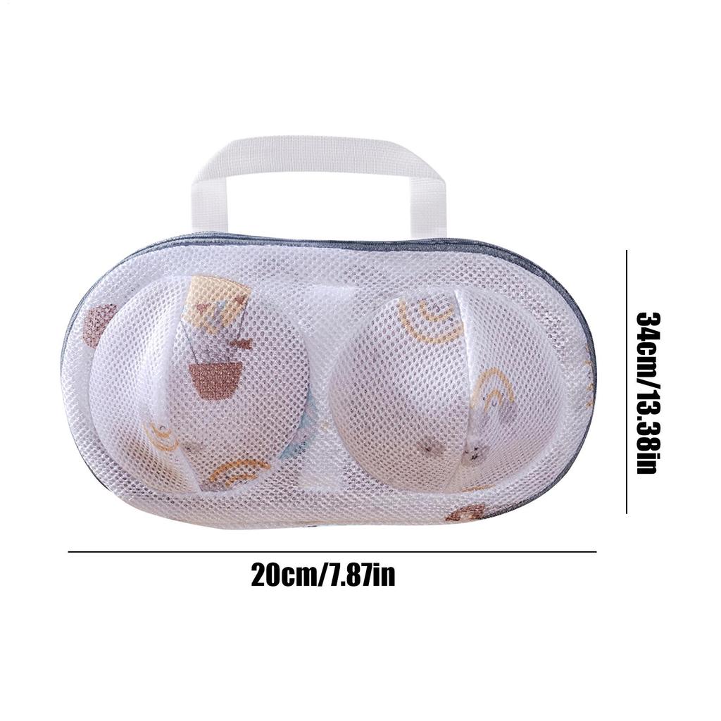 Bra Washing Bags Mesh Washing Machine Washing Bag For Bra Ergonomic Design Underwear Washer Protector With Zipper For Apartment