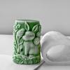 Silicone Molds For Candles Bunny Flower Epoxy Resin Art Craft Plaster Soap Mold For Home Room Wedding Dinner Table Decoration