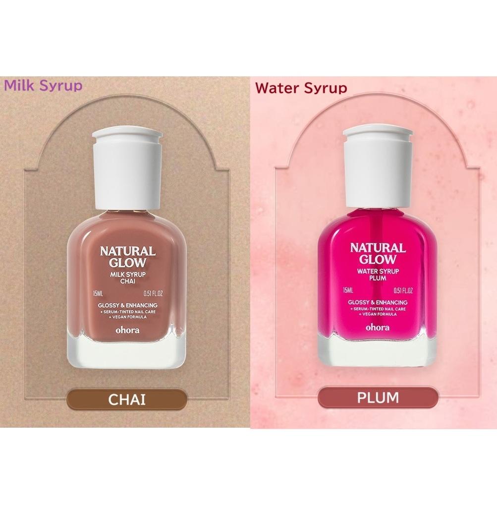OHORA Sada posilovače nehtů Sirup Posilující péče o nehty Lesk 10 ml x2 (10 X 10)