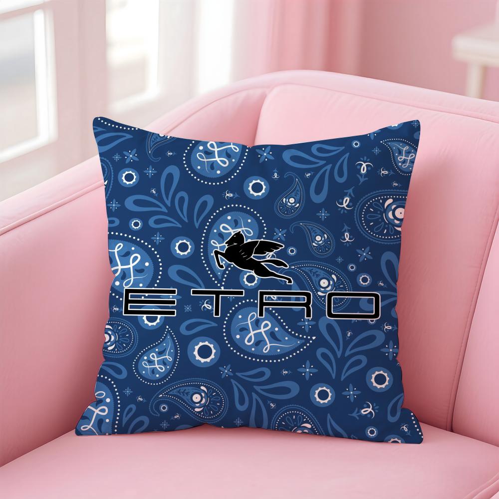 Etro Cute Brand Cushion Cover Comfortable Reversible Pillow Cover Ideal For Car Sofa Bedroom & Beyond