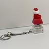 Christmas Themed Keyboard Keychain Stress Relief Toys Keychain Fidget Keyboard Clicker Button Key Chain Bag Charm Pendant