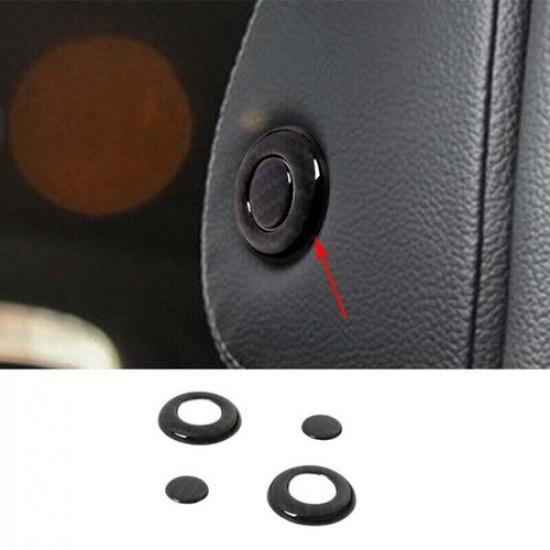 Carbon Fiber For Benz E-Class Ring Trim 16-21 Inner Seat Headrest Adjust Button