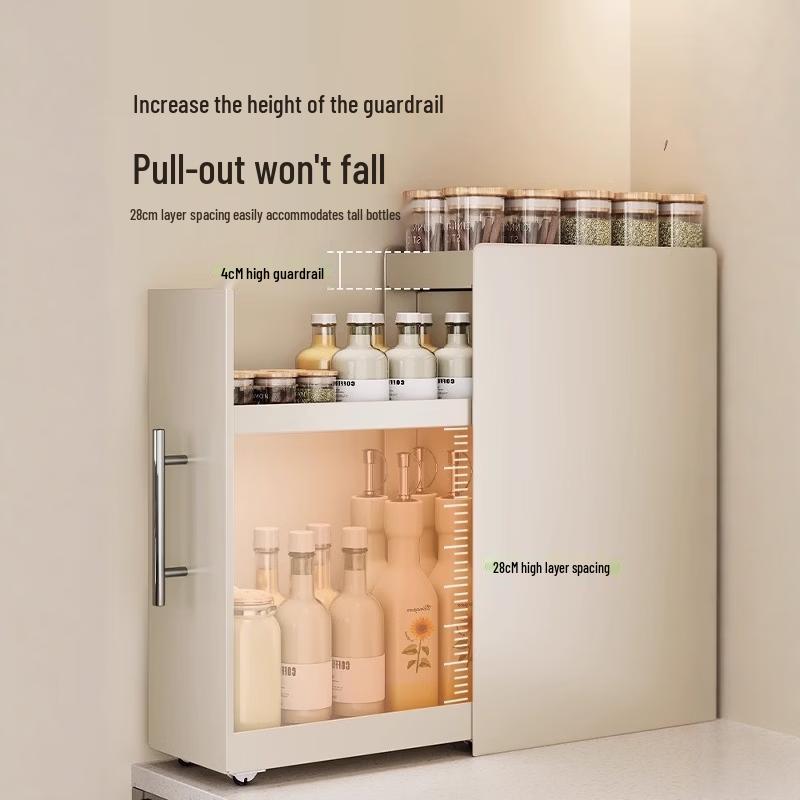 Youshu Pull-Out & Rotating Kitchen Spice Rack