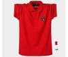 Youth Extra Large Short Sleeve Cotton Polo Shirt with Lapel, Sweat-Absorbent, One Piece, Comfortable.