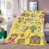 Cartoon Game A-Animal C-Crossing Blanket Soft and Skin Friendly For Couch Bed Napping Bedspread All Seasons Comforter